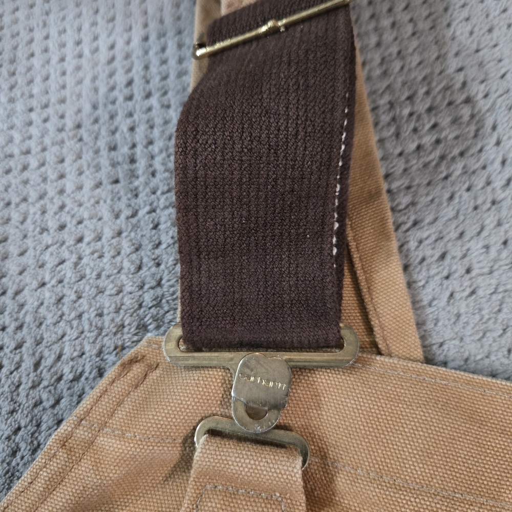 Carhartt Men's Tan Overalls - Picture 5 of 9